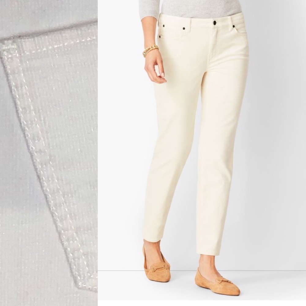 Talbots Sparkle Slim Corduroy Pants